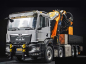 Preview: MAN TGS 3 8x4 mit Effer 1855 Kran RTR 1:14